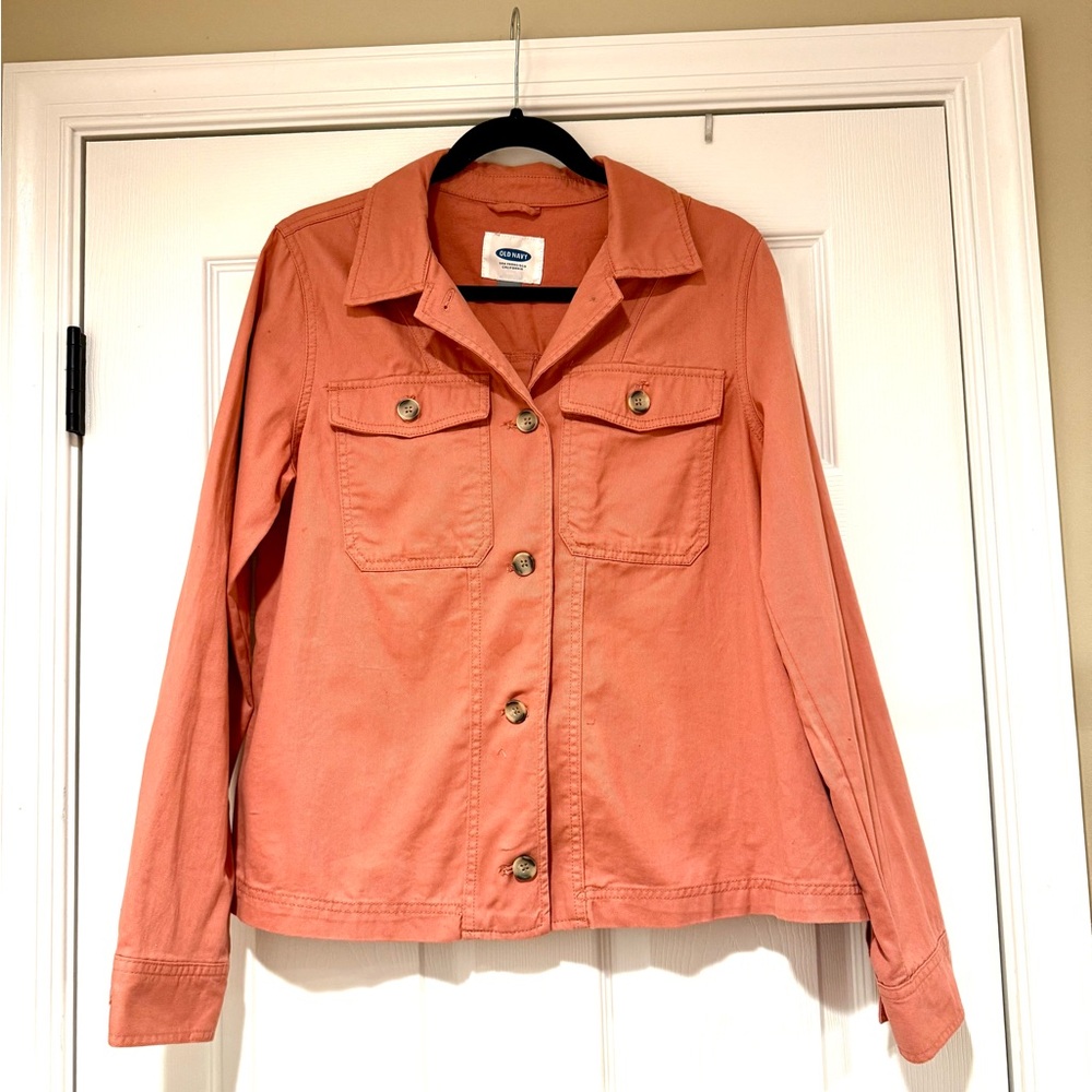 Old Navy Women's Salmon Jean Jacket